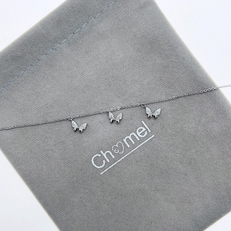 Butterfly Cubic Zirconia Bracelet - CHOMEL