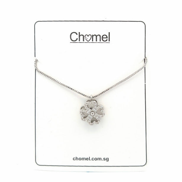 Heart Cubic Zirconia Necklace - CHOMEL