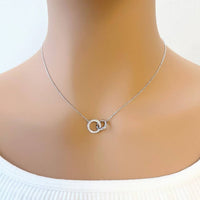 Interlocking Circle Necklace - CHOMEL