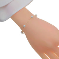 Freshwater Pearl Chain Bracelet - CHOMEL