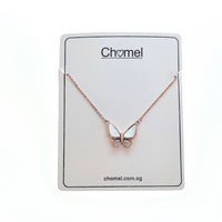 Butterfly Mother of Pearl Necklace - CHOMEL