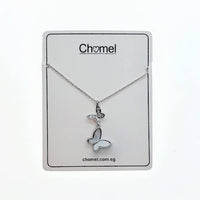 Butterfly Mother of Pearl Necklace - CHOMEL