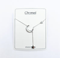 Moon & Star Mother of Pearl Necklace - CHOMEL