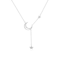 Moon & Star Mother of Pearl Necklace - CHOMEL