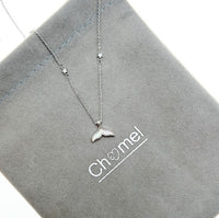 Mermaid Tail Cubic Zirconia Necklace - CHOMEL