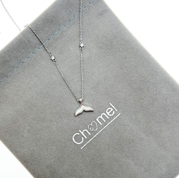 Mermaid Tail Cubic Zirconia Necklace - CHOMEL