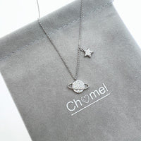 Planet Cubic Zirconia Necklace - CHOMEL