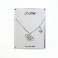 Planet Cubic Zirconia Necklace - CHOMEL