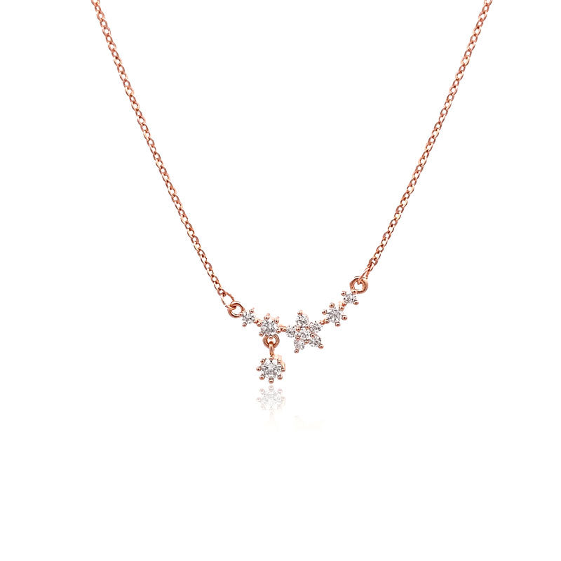 Cz drop necklace clearance
