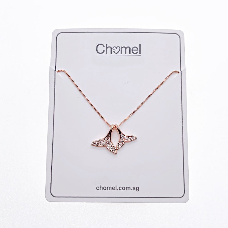Mermaid Tail Cubic Zirconia Necklace - CHOMEL