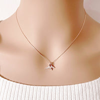 Mermaid Tail Cubic Zirconia Necklace - CHOMEL
