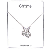 Butterfly Mother of Pearl Necklace - CHOMEL