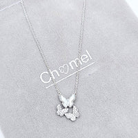 Butterfly Mother of Pearl Necklace - CHOMEL