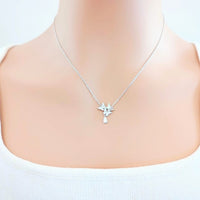 Butterfly Cubic Zirconia Necklace - CHOMEL