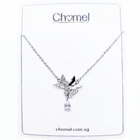 Butterfly Cubic Zirconia Necklace - CHOMEL
