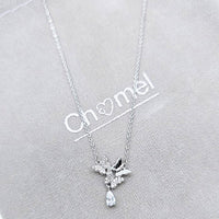 Butterfly Cubic Zirconia Necklace - CHOMEL