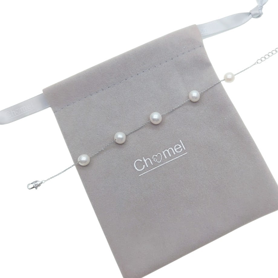 Freshwater Pearl Chain Bracelet - CHOMEL