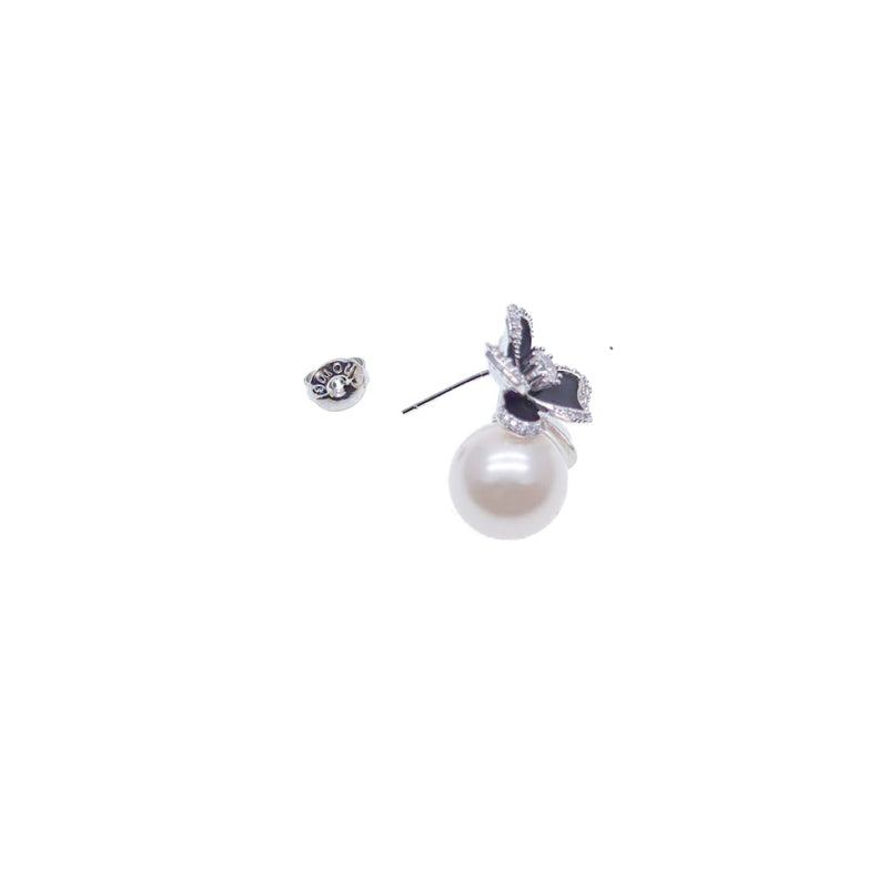 Flower Pearl Earrings - CHOMEL