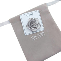 Flower Cubic Zirconia Brooch - CHOMEL