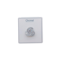 Cubic Zirconia Brooch - CHOMEL