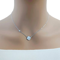 Mother of Pearl  Clover Necklace - CHOMEL