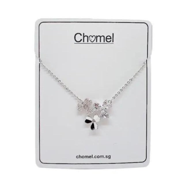 Clover Cubic Zirconia Necklace - CHOMEL