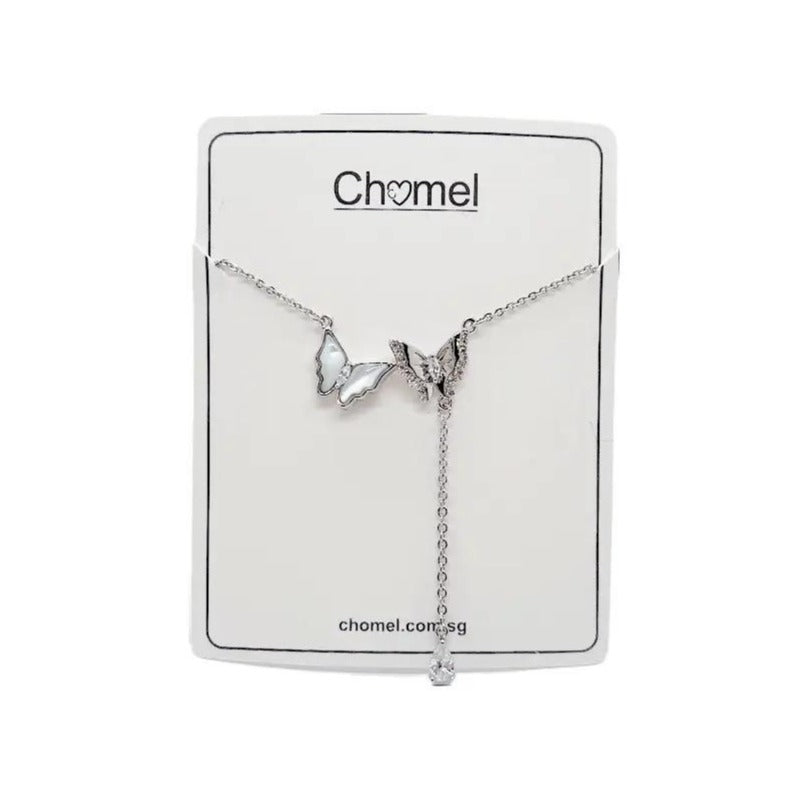 Butterfly Cubic Zirconia Necklace - CHOMEL
