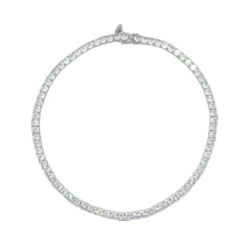 5mm Cubic Zirconia Tennis Necklace - CHOMEL