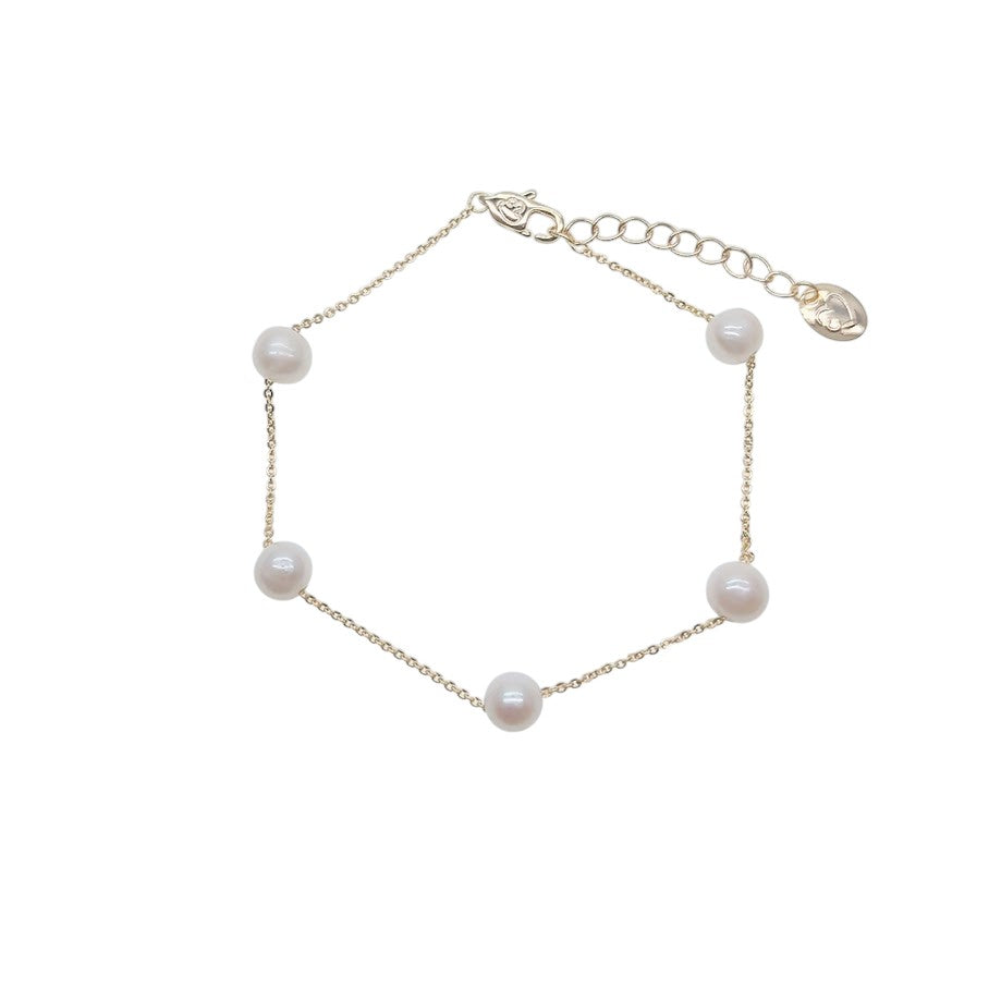 Freshwater Pearl Chain Bracelet - CHOMEL
