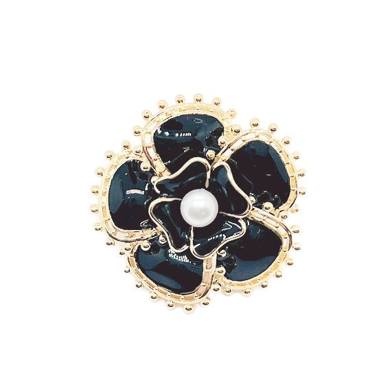 Flower Freshwater Pearl Brooch - CHOMEL
