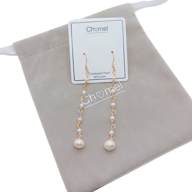Freshwater Pearl Earrings - CHOMEL