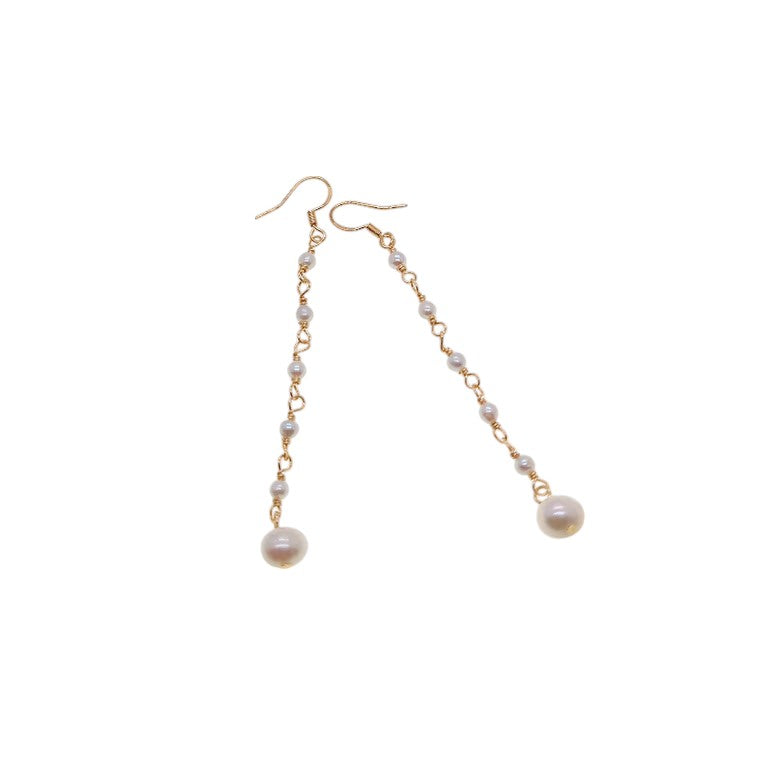 Freshwater Pearl Earrings - CHOMEL