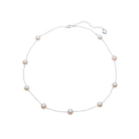 Freshwater Pearl On Chain Necklace - CHOMEL