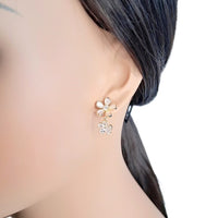 Flower Mother of Pearl Earrings - CHOMEL