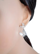 Butterfly Mother of Pearl Earrings - CHOMEL