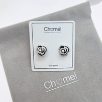 Flower Cubic Zirconia Earrings - CHOMEL