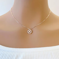 Heart Cubic Zirconia Necklace - CHOMEL