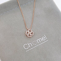 Heart Cubic Zirconia Necklace - CHOMEL
