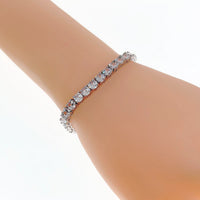 Cubic Zirconia 6mm Tennis Bracelet - CHOMEL