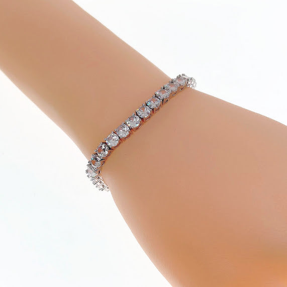 Cubic Zirconia 6mm Tennis Bracelet - CHOMEL
