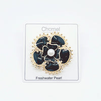 Flower Freshwater Pearl Brooch - CHOMEL