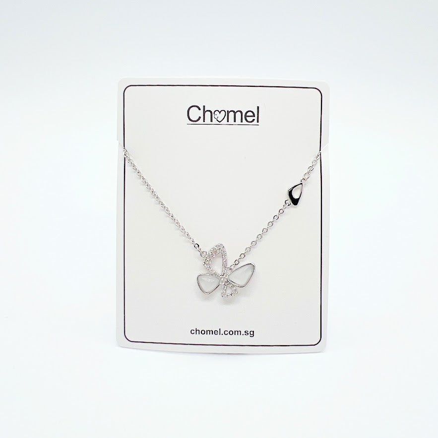 Butterfly Cubic Zirconia Necklace - CHOMEL