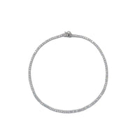 3mm Cubic Zirconia Tennis Necklace - CHOMEL