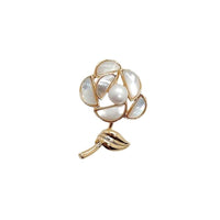 Flower Freshwater Pearl Brooch - CHOMEL