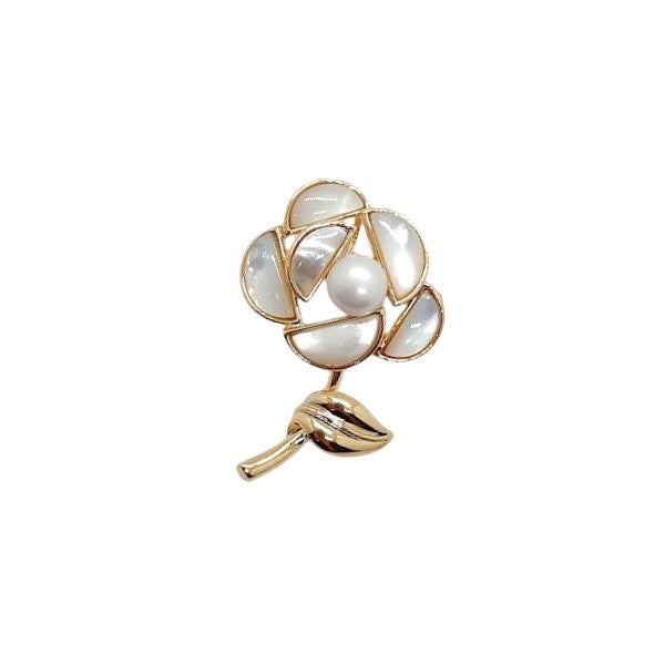 Flower Freshwater Pearl Brooch - CHOMEL