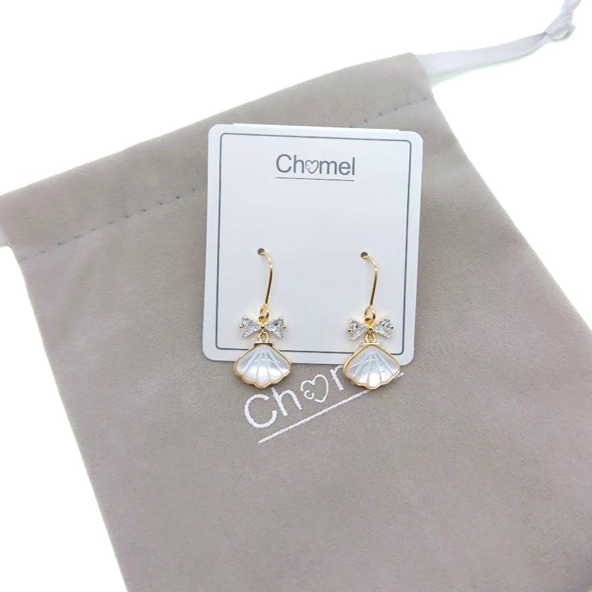 Shell Mother of Pearl Earrings - CHOMEL