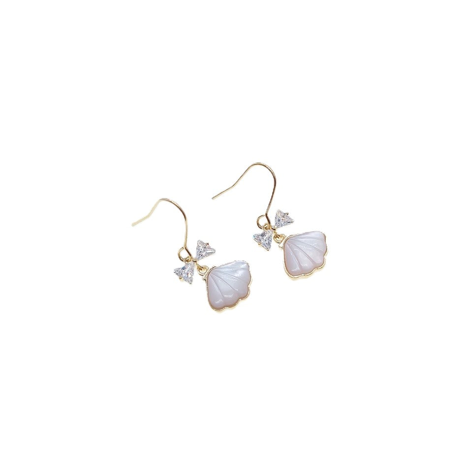 Shell Mother of Pearl Earrings - CHOMEL