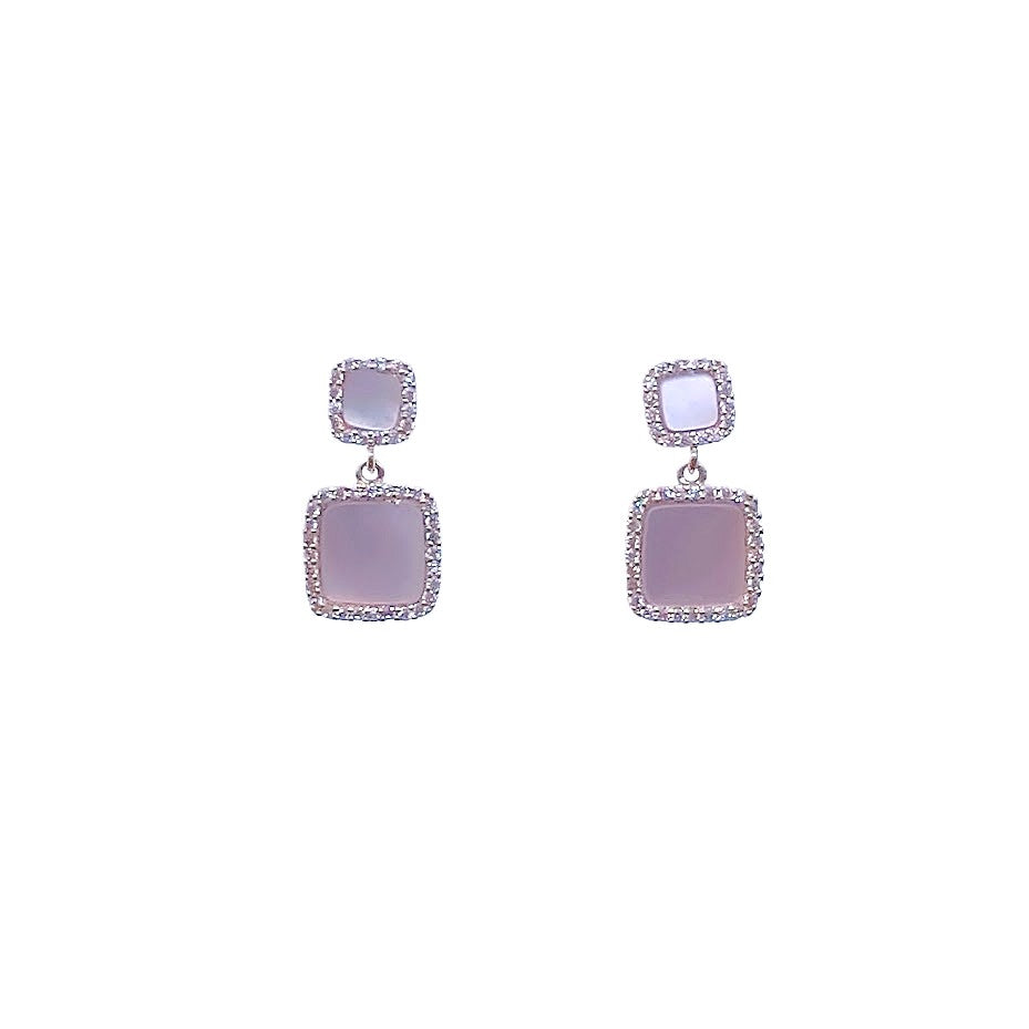 Mother of Pearl Earrings - CHOMEL