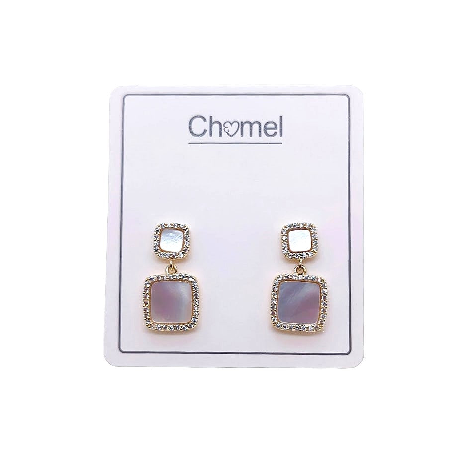 Mother of Pearl Earrings - CHOMEL