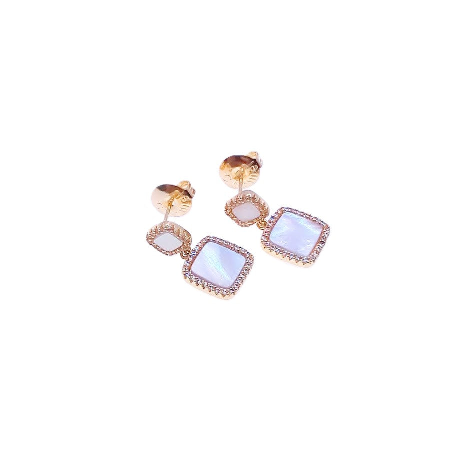Mother of Pearl Earrings - CHOMEL